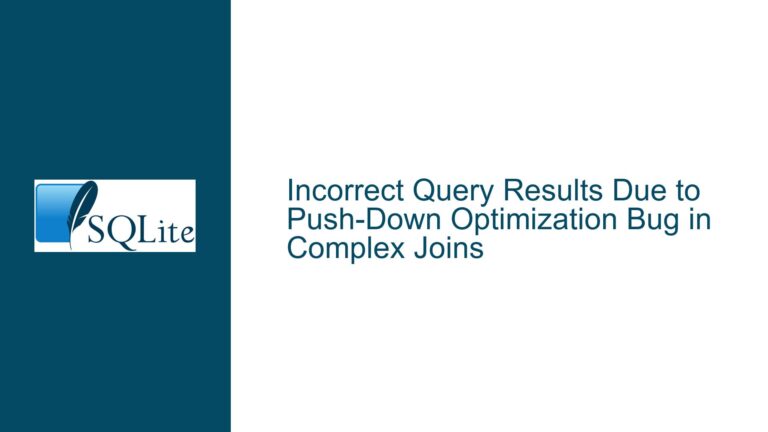 Incorrect Query Results Due to Push-Down Optimization Bug in Complex Joins
