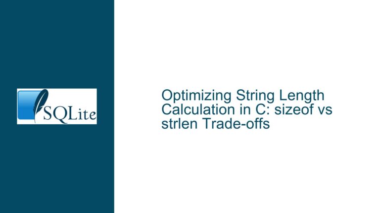 Optimizing String Length Calculation in C: sizeof vs strlen Trade-offs