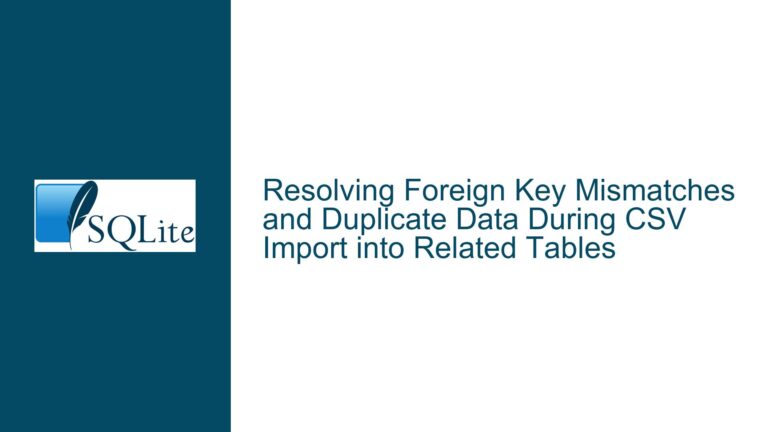 Resolving Foreign Key Mismatches and Duplicate Data During CSV Import into Related Tables